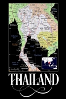 Thailand: Map Notebook 1660683149 Book Cover