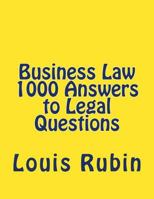 Business Law 1000 Answers to Legal Questions 198403068X Book Cover