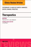 Therapeutics, an Issue of Veterinary Clinics of North America: Exotic Animal Practice, Volume 21-2 0323583806 Book Cover