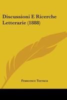 Discussioni E Ricerche Letterarie 1104049783 Book Cover