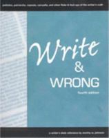 Write & Wrong: A Writer's Desk Reference 1888125675 Book Cover