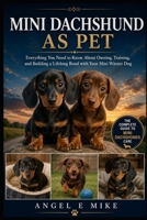 MINI DACHSHUND AS PET: Everything You Need to Know About Owning, Training, and Building a Lifelong Bond with Your Mini Wiener Dog B0HDP24RW7 Book Cover