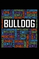 Bulldog Words: 6x9 Ruled Notebook, Journal, Daily Diary, Organizer, Planner 1705934641 Book Cover