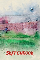 Football Sketchbook: Painted Football Sketchpad With Border 6 x 9 in, 120 pages for drawing - for soccer sport lovers (kids, boys, children) 1692770748 Book Cover