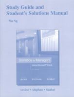 Statistics for Managers: Using Microsoft Excel 0131440683 Book Cover