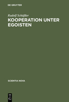 Kooperation Unter Egoisten 3486563254 Book Cover