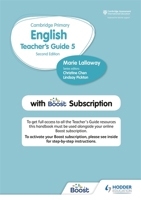 Cambridge Primary English Teacher's Guide 5 with Boost Subscription 1398300578 Book Cover