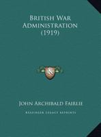 British War Administration 1164592238 Book Cover