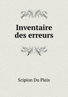 Inventaire Des Erreurs 5518948700 Book Cover