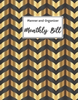 Monthly Bill Planner and Organizer: Monthly & Weekly Budget Planner Expense Tracker Bill Organizer Notebook (Budget Planning) 1712700405 Book Cover