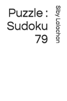Puzzle : Sudoku 79 B0BJ74S8CZ Book Cover