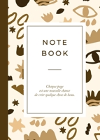 Carnet motifs Marron (French Edition) 2386279448 Book Cover