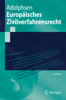 Europäisches Zivilverfahrensrecht (Springer-Lehrbuch) 3662635577 Book Cover