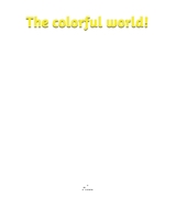 The colorful world!: Coloring Book B085RR71Y8 Book Cover