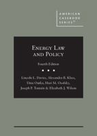 Energy Law and Policy (American Casebook Series) 0314289143 Book Cover