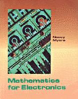 Mathematics for Electronics 0314012664 Book Cover
