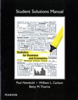Student Solutions Manual for Statistics for Business and Economics 0132745682 Book Cover
