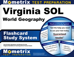 Virginia SOL World Geography Flashcard Study System: Virginia SOL Test Practice Questions & Exam Review for the Virginia Standards of Learning End of Course Exams (Cards) 1630942049 Book Cover