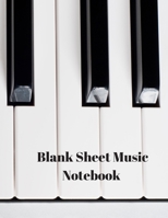 Blank Sheet Music Notebook 1712760238 Book Cover
