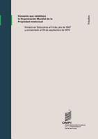Convenio que establece la Organización Mundial de la Propiedad Intelectual 9280503790 Book Cover