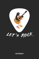 Notizbuch: A5 Notizheft mit punktierten Linien f�r Gitarre Freunde. Ideales Pinguin Band Journal oder Notizbuch. Perfektes Tagebuch oder Taschenbuch als Geschenk f�r alle Gitarristen und Gitarrenspiel 1699215944 Book Cover