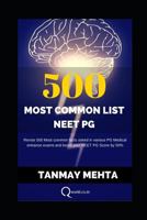 500 Most Common List for Neet-Pg 1549545108 Book Cover