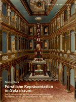 F�rstliche Repr�sentation Im Sakralraum: Die Schlosskirchen Der Th�ringisch-Ernestinischen Residenzen Im 17. Und Beginnenden 18. Jahrhundert 3422072772 Book Cover