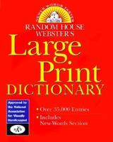 Random House Webster's Large Print Dictionary 0375701060 Book Cover