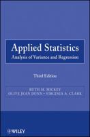 Applied Statistics: Analysis of Variance and Regression (Wiley Series in Probability and Statistics) 047057125X Book Cover