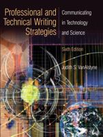 Professional and Technical Writing Strategies: Communicating in Technology and Science (6th Edition) 0131915207 Book Cover