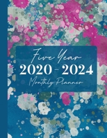 2020-2024 Five Year Monthly Planner: 60 Monthly Calendars with Monthly Focus, Goals, and To-Do List 1675975132 Book Cover