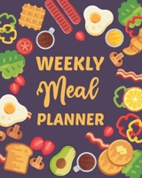 Weekly Meal Planner: Food Planner for 2 Years, Guide to Planning Menus, Groceries, Recipes and More 1711170143 Book Cover