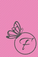 F: Initial F Monogram Notebook Journal Gift Circular Butterfly design 167379002X Book Cover