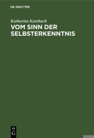 Vom Sinn der Selbsterkenntnis 3110053241 Book Cover
