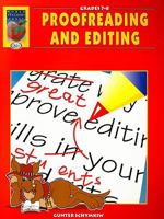 Proofreading and Editing, Grades 7-8 1583240993 Book Cover