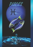 Pisces: A 150-page lined journal (Zodiac Signs) 1695460677 Book Cover