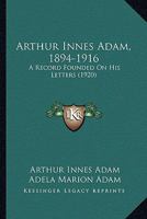 Arthur Innes Adam 1017344426 Book Cover