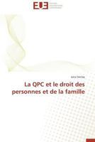 La Qpc Et Le Droit Des Personnes Et de La Famille 383818744X Book Cover