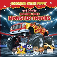 Monster Trucks Coloring Book: Crash, Smash & Color! B0G5FQT29G Book Cover
