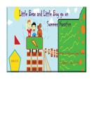 Little bear and little boy go on summer vacation 1537175971 Book Cover