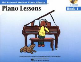 Piano Lessons Book 1 - Book/CD Pack: Hal Leonard Student Piano Library 063403118X Book Cover