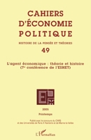 L'agent économique: théorie et histoire (Cahiers d'Economie Politique Revue) (French Edition) 2747590690 Book Cover