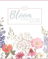 2021 Garden Thriving in Motherhood Weekly Planner B08HT863SW Book Cover