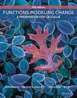 Functions Modeling Change: A Preparation for Calculus 0471793035 Book Cover