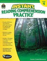 Instant Reading Comprehension Practice Grade 4 142063657X Book Cover