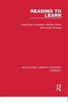 Reading to Learn 0815373805 Book Cover