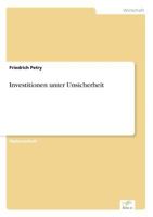 Investitionen Unter Unsicherheit 3838638409 Book Cover