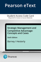 Strategic Management and Competitive Advantage: Concepts and Cases 0136849644 Book Cover