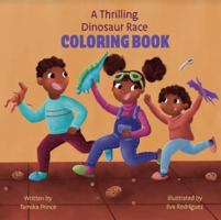A Thrilling Dinosaur Race Coloring Book 1732044473 Book Cover
