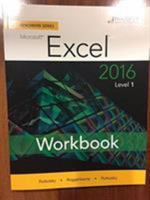 Benchmark Series: Microsoft (R) Excel 2016 Level 1: Workbook 0763871672 Book Cover